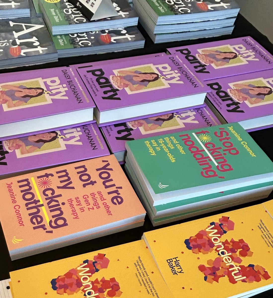 jeanine connor (@jeanine_connor) on Twitter photo Stop F*cking Nodding and You’re Not My F*cking Mother by me on sale in <a href="/TCMargate/">Turner Contemporary</a> as part of <a href="/MargateBookie/">MargateBookie</a> was this weekend’s highlight ☺️
#YNMFM #GenZ #adolescents #mothers #counselling #psychotherapy #therapy #therapists #therapistswhowrite Stop F*cking Nodding and You’re Not My F*cking Mother by me on sale in <a href="/TCMargate/">Turner Contemporary</a> as part of <a href="/MargateBookie/">MargateBookie</a> was this weekend’s highlight ☺️
#YNMFM #GenZ #adolescents #mothers #counselling #psychotherapy #therapy #therapists #therapistswhowrite