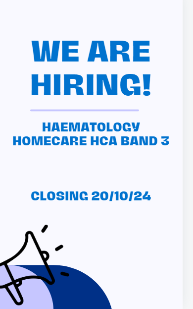 UHD Cancer Care (@uhdcancercare) on Twitter photo Join our haematology homecare team in Bournemouth! Support patients at home with blood tests and tasks set by nurses. We're looking for a motivated team player to work 5 days/week and grow this service.. Current vacancies (uhd.nhs.uk) <a href="/UHDjobs/">University Hospitals Dorset Jobs</a> Join our haematology homecare team in Bournemouth! Support patients at home with blood tests and tasks set by nurses. We're looking for a motivated team player to work 5 days/week and grow this service.. Current vacancies (uhd.nhs.uk) <a href="/UHDjobs/">University Hospitals Dorset Jobs</a>