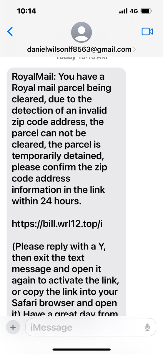 br03dey's tweet photo. @RoyalMail I’m
Thinking this is fake https://t.co/gyvsMJNx7Z