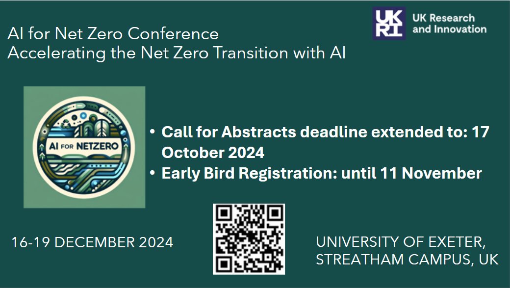 Abstract extension! We have extended the abstract submission date for the #AI4NZ Conference to 17 October!! Here's the link to submit your abstract: rb.gy/i2pjnt. Further details about the conference, including how to register, just click here: rb.gy/7vx66b.