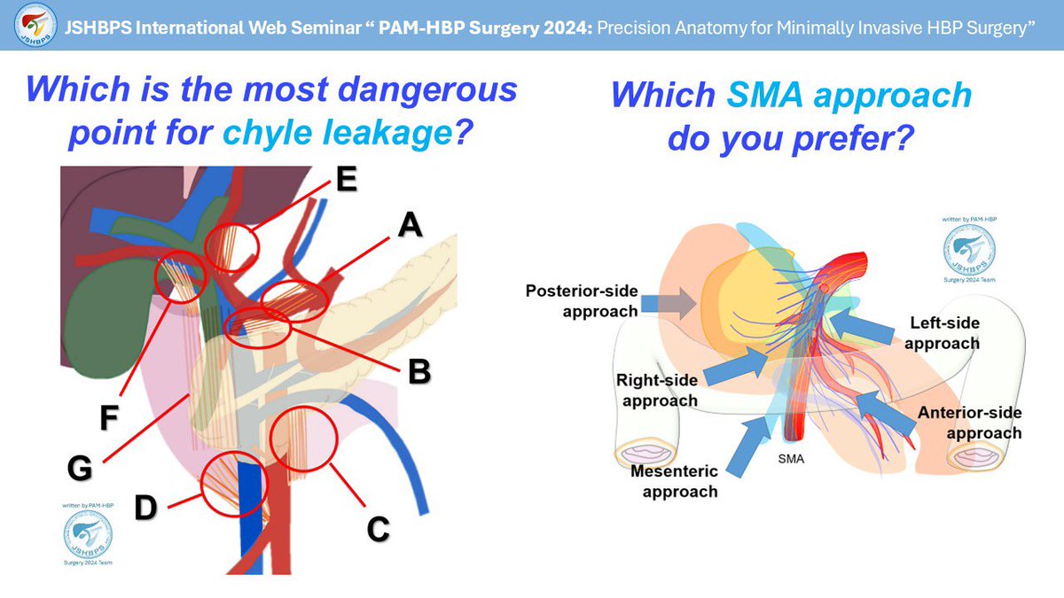 🌏PANCREAS SESSION OF PAM-HBP SURGERY 2024 WEBINAR IS COMING TOMORROW(OCT 8TH)

🤗What’s your thoughts on the theme of #pamhbp2024 webinar?

Zoom is limited for 500 people, if you can’t enter, please watch it live on YouTube➡️
youtube.com/live/6Wmre1SMx…

We look forward to seeing u!
