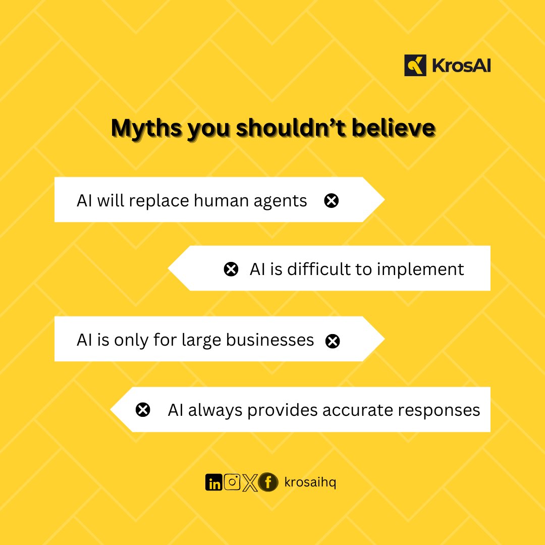 Let's get it right this week by unlearning certain things.

Let's smash those goals this week 💪

P.S.: You can trust KrosAI to revolutionize your customer support. Join the wait list here: krosai.com