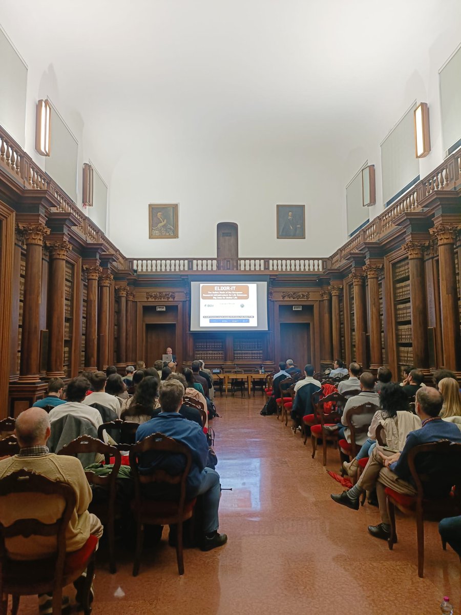 BioComputingUP's tweet image. Last Friday we presented the new services of #ELIXIR at #UniPadova 💡✨storage and computing power made available to the unipd Life Sciences community