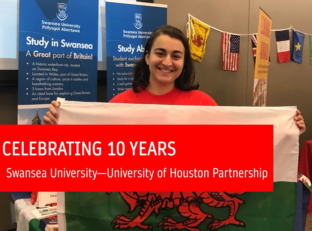 Swansea University Texas Strategic Partnership (@suintexas) on Twitter photo For the next 8 weeks we are celebrating the 10th anniversary of the <a href="/SwanseaUni/">Swansea University</a> - <a href="/UHouston/">University of Houston</a> partnership. Since 2014, 130 students have studied abroad through our reciprocal exchange programmes, summer placements & faculty-led programmes. Read more: bit.ly/SU-UH-10 For the next 8 weeks we are celebrating the 10th anniversary of the <a href="/SwanseaUni/">Swansea University</a> - <a href="/UHouston/">University of Houston</a> partnership. Since 2014, 130 students have studied abroad through our reciprocal exchange programmes, summer placements & faculty-led programmes. Read more: bit.ly/SU-UH-10