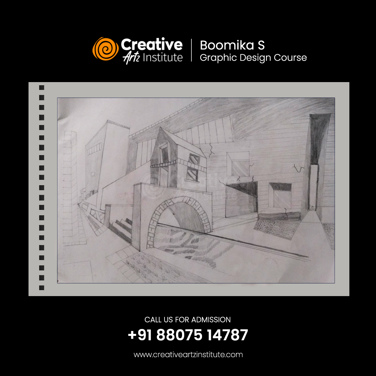 CAI_chennai's tweet photo. We would like to inform you that our student Boomika has shared a drawing poster with you.📝📝
Book Your Admission!
✅Contact Us: +91 88075 14787
✅Visit Us At: https://t.co/tzJfRjR7x2
#StudentDrawing #StudentDesigns #CreativeArtzInstitute #GraphicDesign #Education #CAI https://t.co/xxTtUHE6Be