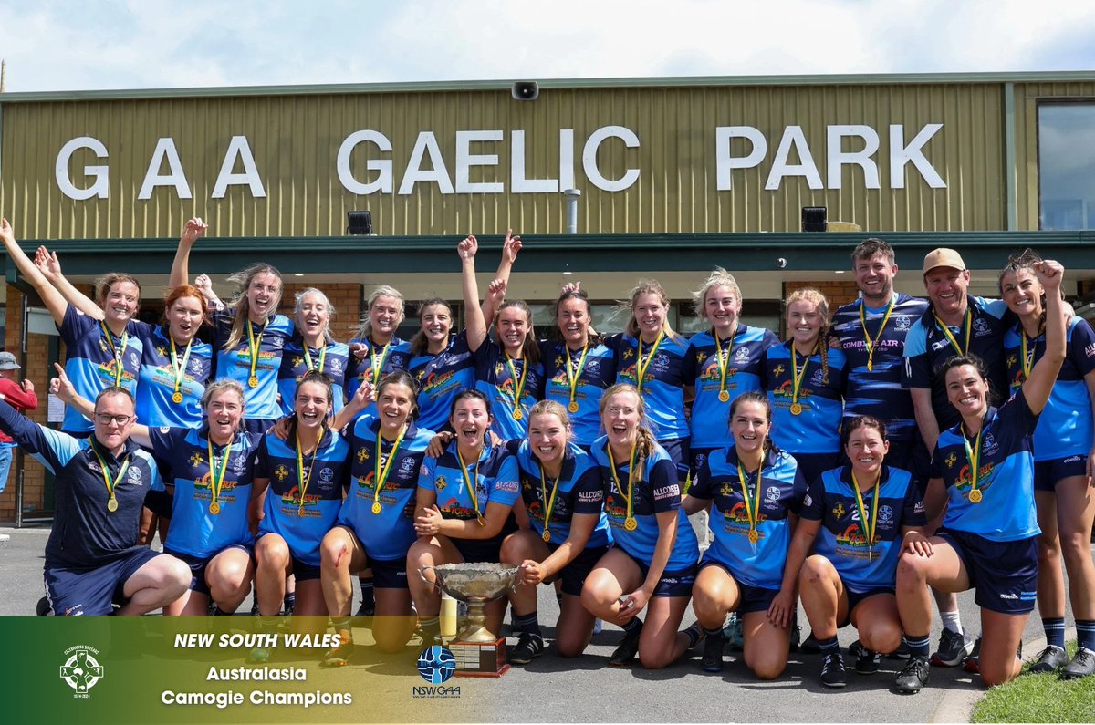🏆 Champions of Australasia for 2️⃣0️⃣2️⃣4️⃣

 🇦🇺 🇮🇪 🇳🇿

📸 An Astráil 

#Australasia50 #WorldGAA
