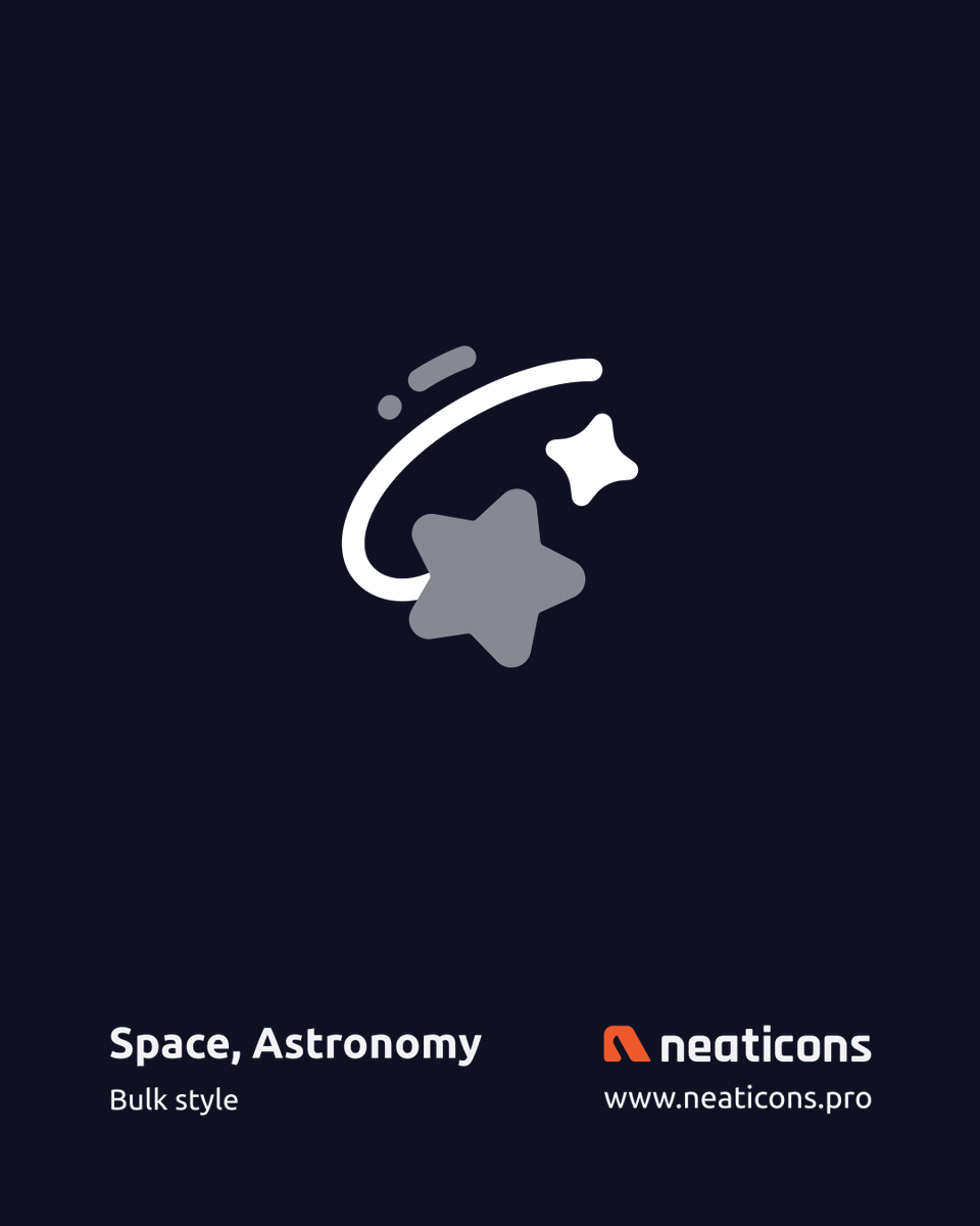 neaticons_pro's tweet photo. Discover a universe of beautifully designed icons featuring planets, stars, galaxies, and more.
Follow @neaticons_pro
#icons #icon_set #icon_pack #messeage #notification #bell #design #uiux #space #ui_design #user_interface #astronomy #astronat https://t.co/dyrtfAhKxL