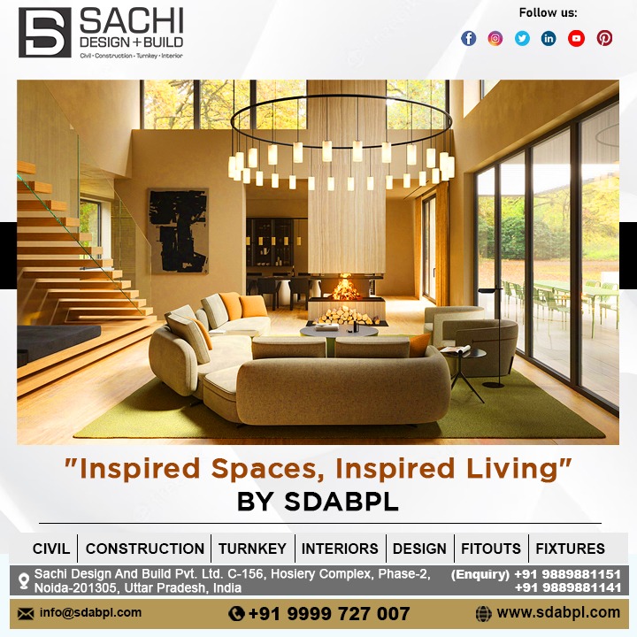 sdabplindia's tweet image. Create beautiful and functional spaces with SDABPL. Our team designs interiors that inspire comfort and style, bringing your dream home to life. Experience Inspired Spaces and inspired Living with us!

#InspiredSpaces #InspiredLiving #InteriorDesign #HomeDecor #DesignYourHome