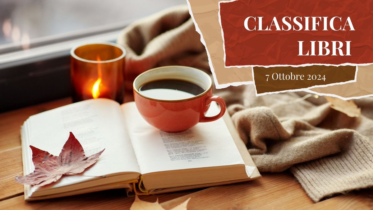 La classifica dei libri più venduti che ci regala sorprese e ben sei nuove entrate. 

pausacaffeblog.it/wp/2024/10/la-…

#libri #leggere #letture #leggo #classifica #classifiche #classificalibri #classificadeilibri  #booklover