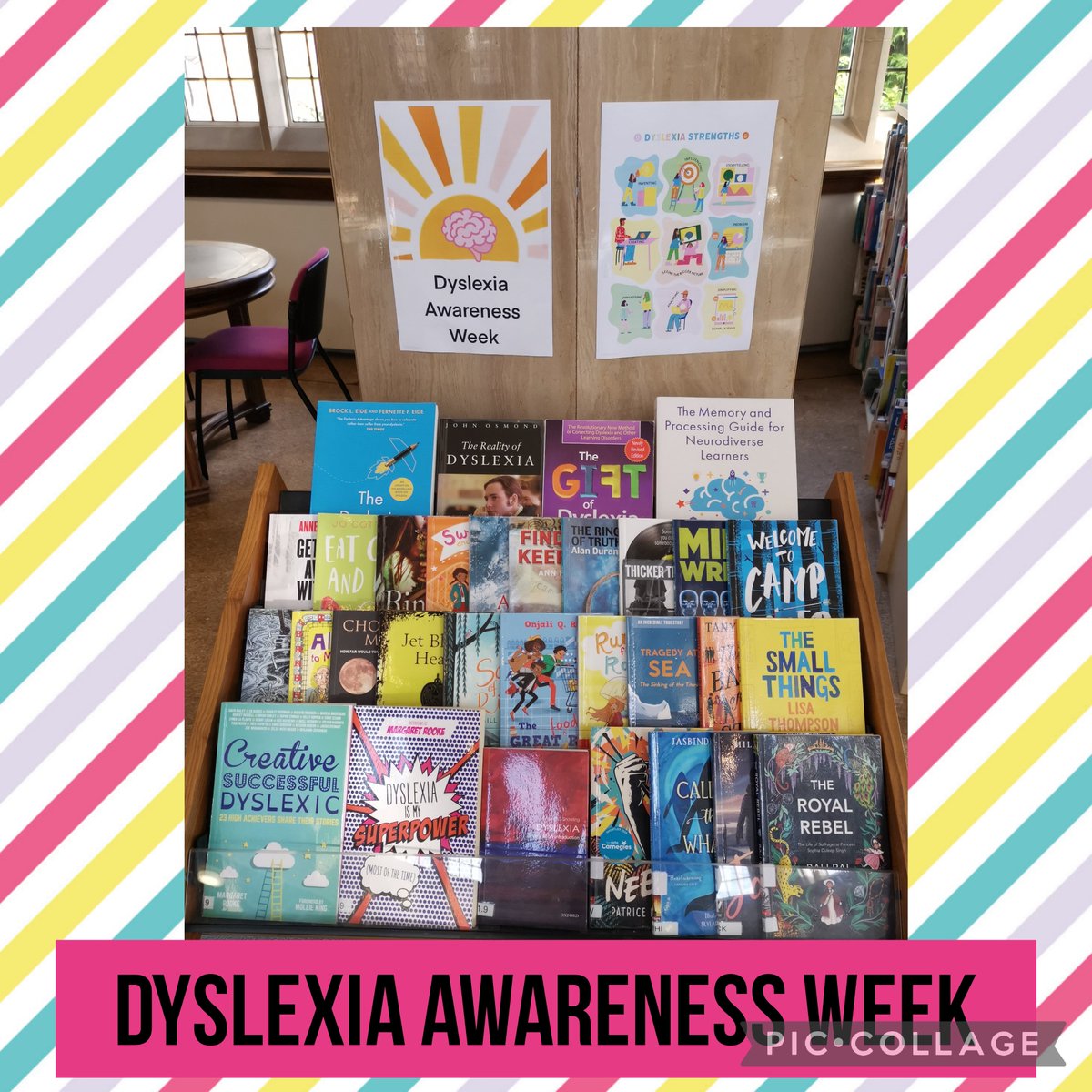 Come over to the Resource Centre and browse and borrow from our display for #DyslexiaAwarenessWeek #DAW24 including a huge range of fiction in dyslexia-friendly font- many more available upstairs too <a href="/RMSforGirls/">RMS for Girls</a> <a href="/EngDeptRMS/">RMS English Dept</a> <a href="/BarringtonStoke/">Barrington Stoke</a>