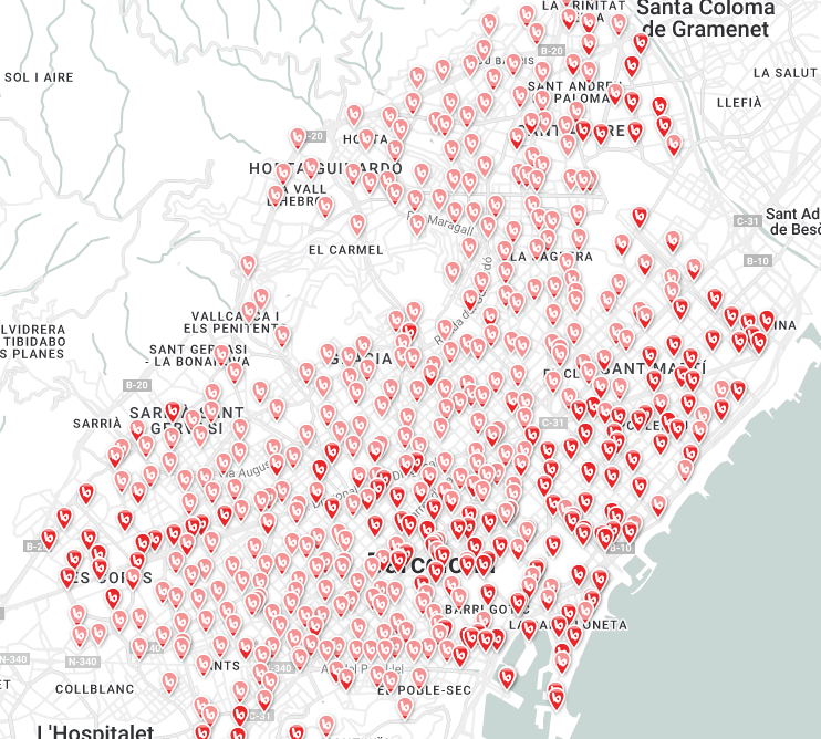<a href="/bicing/">bicing</a> <a href="/BCN_Mobilitat/">Barcelona Mobilitat</a> Les bicis elèctriques estan molt bé, ara falta q poseu parades a llocs amb desnivell com Can Baró/Carmel que sembla que hi hagi caigut un meteorit. Ajudaria una mica a millorar el col·lapse que patim al transport públic amb la massificació turística d'aquella zona <a href="/laiabonetrull/">Laia Bonet</a>