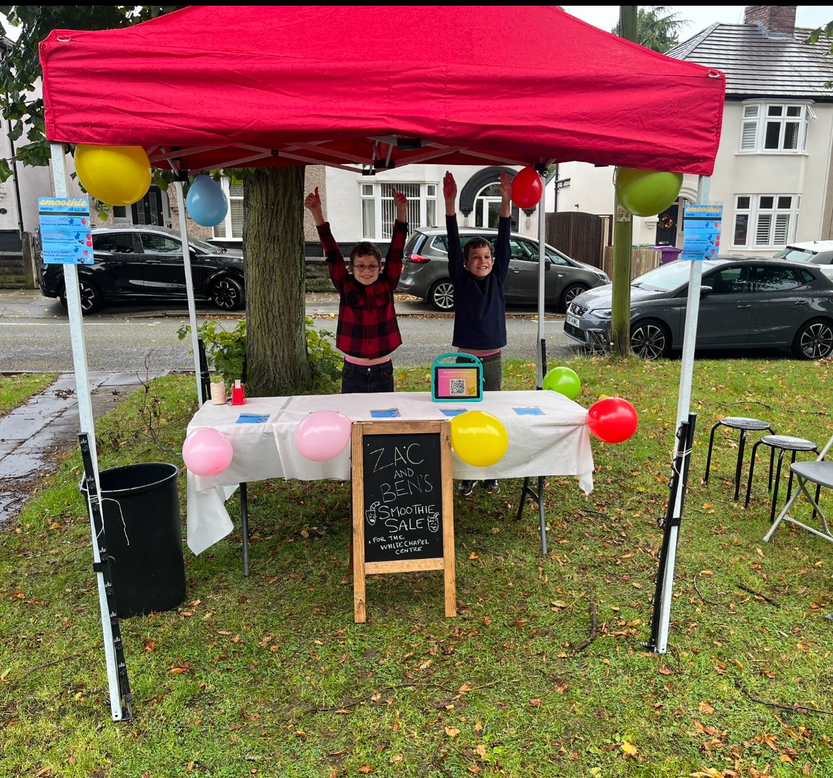 Sam Avery (@sam__avery) on Twitter photo My boys, my little babies...raised just shy of TWO AND A HALF THOUSAND POUNDS at their Smoothie Sale yesterday for <a href="/WhitechapelLiv/">Whitechapel Centre</a>
Can't believe it.
I can't thank each of you enough - you online champions who donated - you helped a load of people in need and absolutely made my My boys, my little babies...raised just shy of TWO AND A HALF THOUSAND POUNDS at their Smoothie Sale yesterday for <a href="/WhitechapelLiv/">Whitechapel Centre</a>
Can't believe it.
I can't thank each of you enough - you online champions who donated - you helped a load of people in need and absolutely made my