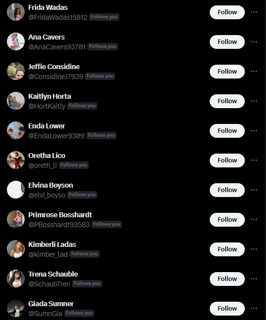i'm not sure if this is normal or those are just bots that i keep removing from my "followers" does this happening to anyone else?