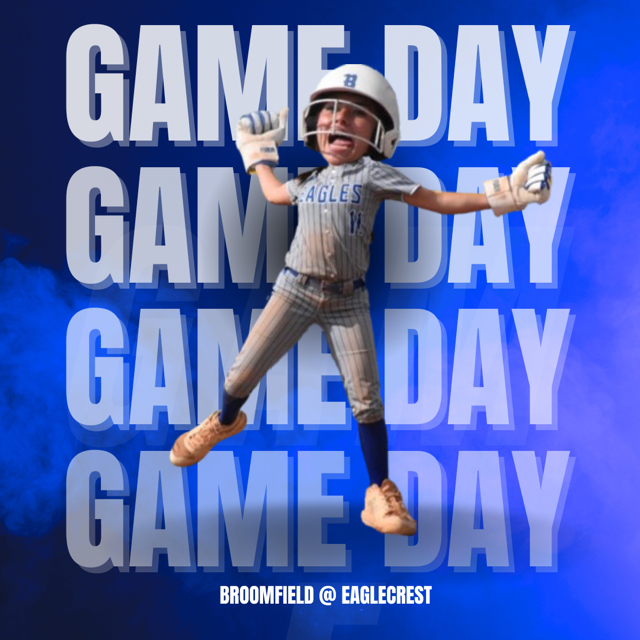 Broomfield Softball (@broomfieldsball) on Twitter photo The Eagles travel to Eaglecrest today for a non-league matchup! Should be a good one! #Back4More <a href="/Eagle_Athletics/">Broomfield Athletics</a>
Go 🦅🥎!
🚩Eaglecrest High School
⏰4:15PM
📺📈tinyurl.com/d7mbn58k The Eagles travel to Eaglecrest today for a non-league matchup! Should be a good one! #Back4More <a href="/Eagle_Athletics/">Broomfield Athletics</a>
Go 🦅🥎!
🚩Eaglecrest High School
⏰4:15PM
📺📈tinyurl.com/d7mbn58k