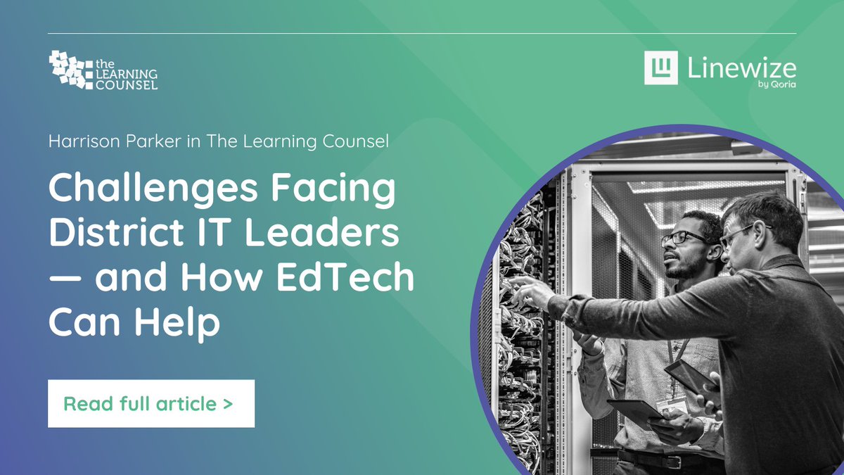 "K-12 districts are grappling with complex and nuanced digital challenges, often tasked to IT leaders without a clear roadmap." Linewize EVP Harrison Parker highlights how EdTech can help address the 3 biggest IT challenges this school year 👉 hubs.la/Q02S8KSC0