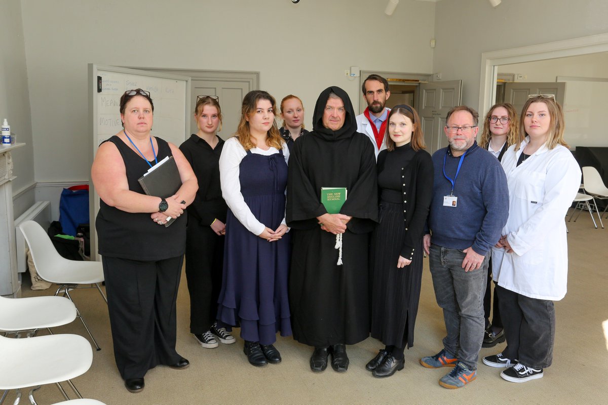 The Faculty of Law, Crime and Justice <a href="/_UoW/">University of Winchester</a> deployed representatives from across several disciplines to stage its latest whodunnit 'Death in the Cathedral' as part of  the cathedral's Law Week festival. Three sleuthing sessions were a sell-out success.