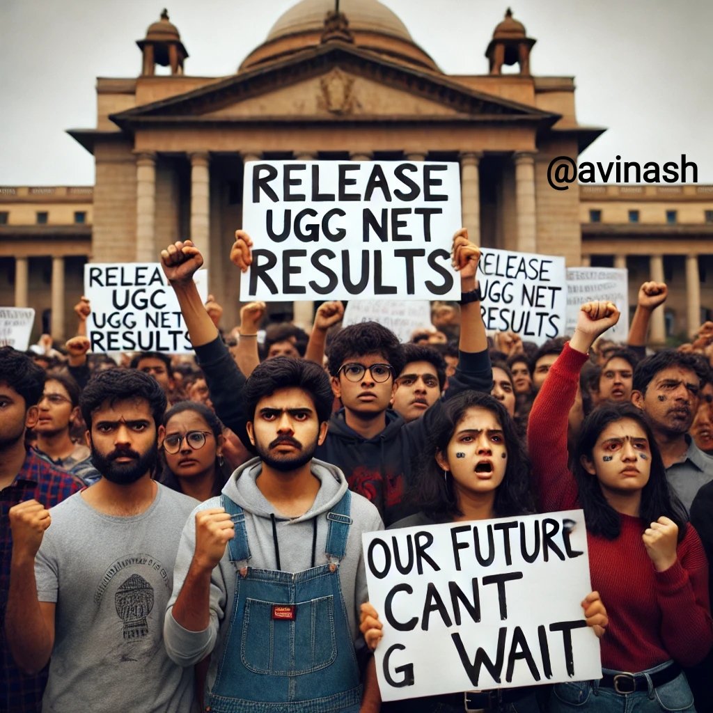 Avinash21344104's tweet photo. "UGC NET result delays are ruining students' futures! How long should we wait? We demand immediate release and accountability. Our hard work deserves respect! #ReleaseUGCNETResults #UgcNetResultMissing
@mamidala90
@ugc_india https://t.co/IRon68Fb2v