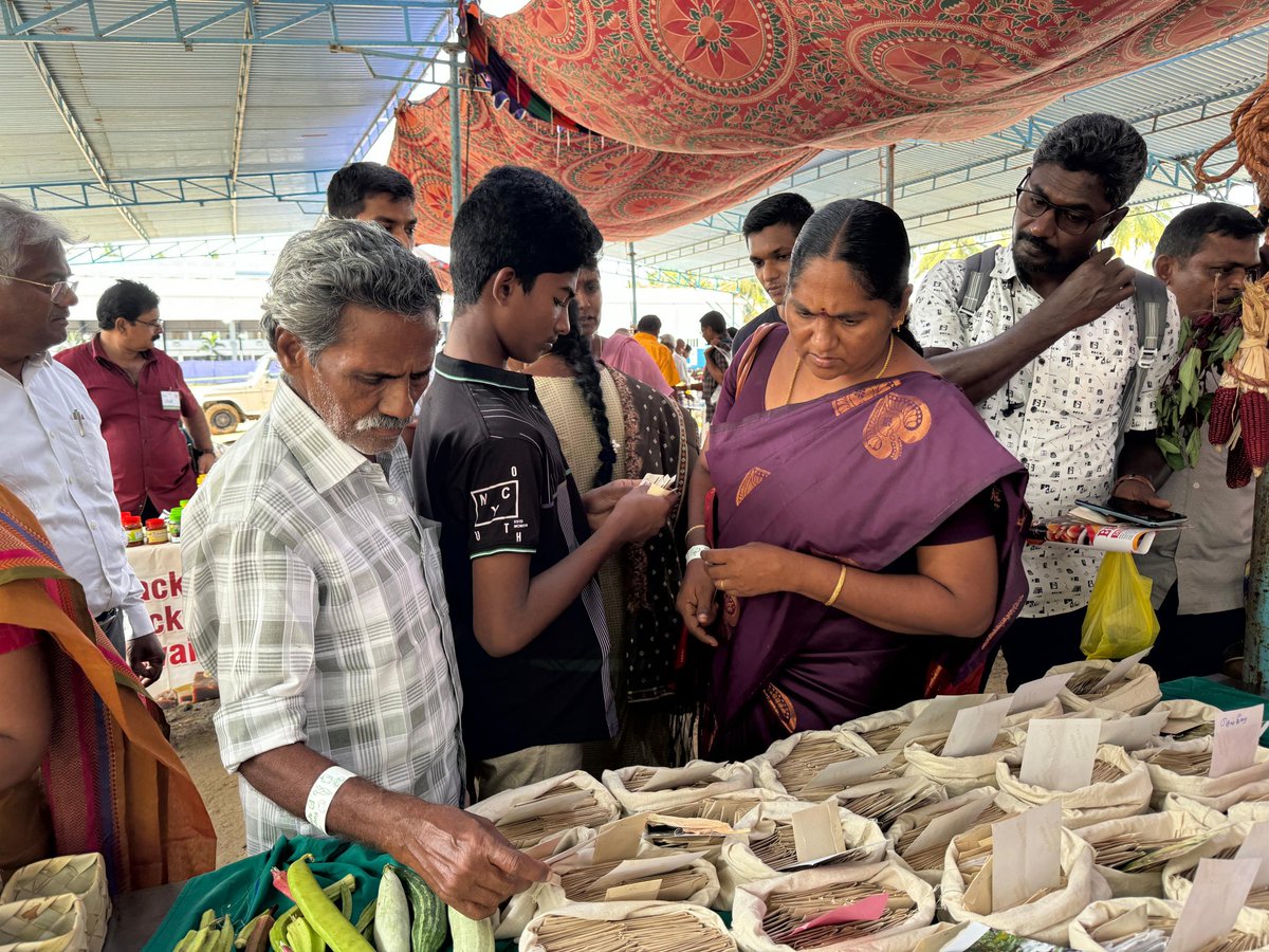 Congratulations to our farmers and all involved in reviving traditional vegetables and seeds. For millennia, our farmers kept the soils of Bharat rich &amp; fertile because they used traditional seeds and natural farming practices. Though mechanized farming and high productivity