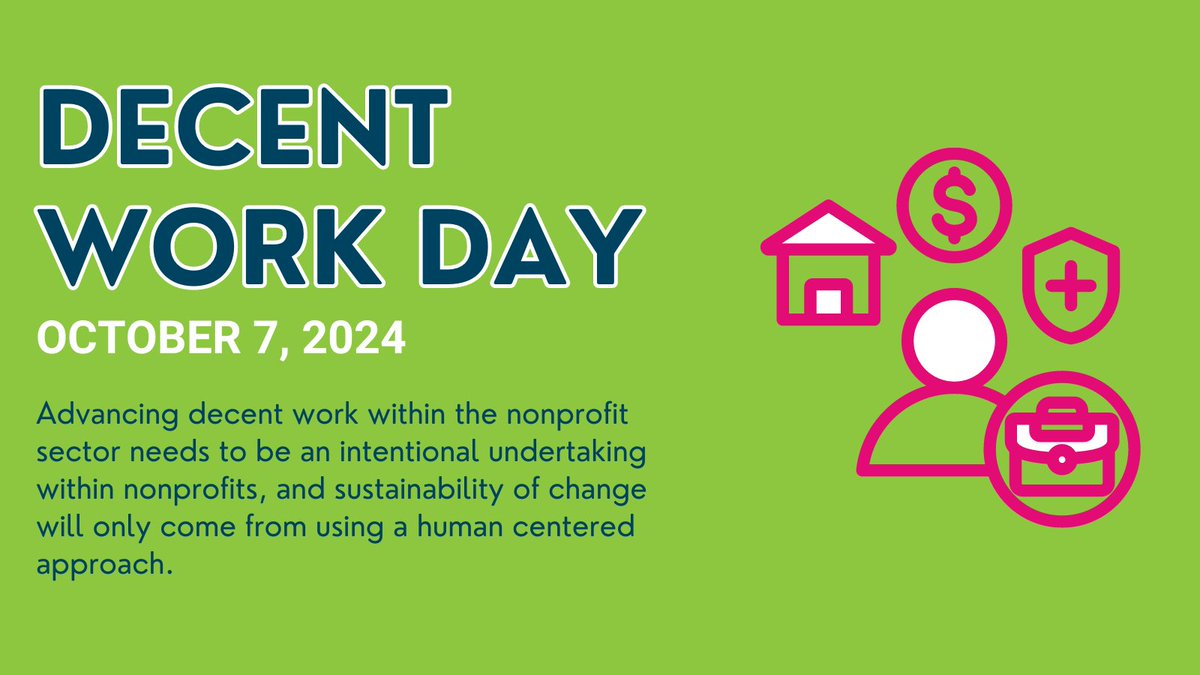 For ten years, we've worked towards a nonprofit sector that practices and advances #DecentWork. We're proud of how our work has evolved.

This #DecentWorkDay, we encourage all nonprofits to sign our Charter to help build a more equitable nonprofit sector: theonn.ca/decent-work-pa…