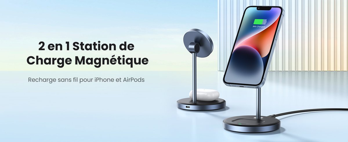 AppleTVActu's tweet image. 🚨FLASH CONCOURS ! 🍀
Je suis ravi de vous annoncer le lancement d’un concours en partenariat avec @UgreenFR ! 🤩

À l’occasion de la sortie des iPhone 16 et 16 Pro, tentez de gagner un kit de charge qui fait également support pour regarder vos programmes préférés sur Apple TV+ !…