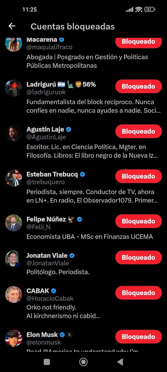 hace unos meses bloqueé a todas estas cuentas nefastas y divulgadoras de fake news y mi twitter mejoró un 100%, así que se las comparto
