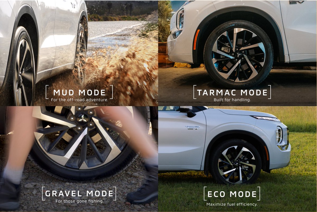 WatertownMitsu's tweet photo. With a mode to match every drive. Which would you make the most use of?
Let us know below! 

#WatertownMitsubishi #CT https://t.co/KUYPXtflkD