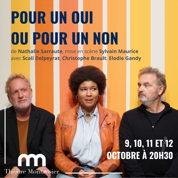 LeMontansier's tweet photo. Cette semaine au Montansier 😍
Pour un oui ou pour un non
De N. Sarraute. Ce chef-d'œuvre du XXe siècle explore les limites de la communication humaine. Deux amis s'accusent de leur éloignement, transformant une phrase en lutte de pouvoir et en procès.
🎟 https://t.co/yiaiwgX7Y5 https://t.co/qrGPLTkVPT