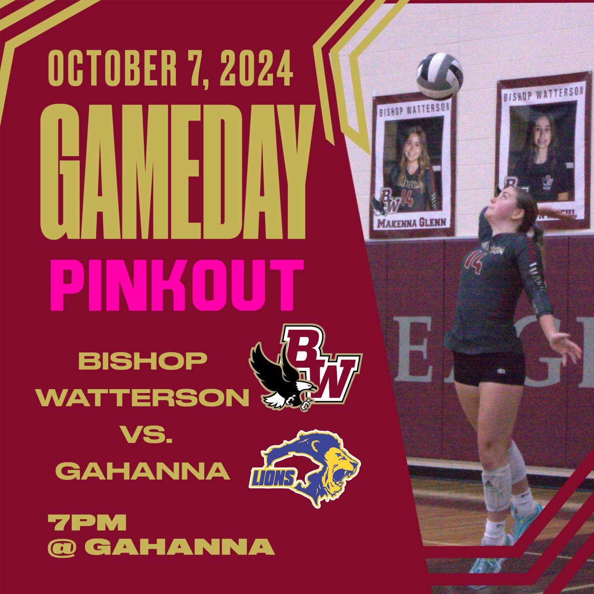 GAMEDAY! The #LadyEagles make their way over to Gahanna tonight! JV plays at 5:30 pm and Varsity to follow. #WE #GoEagles
