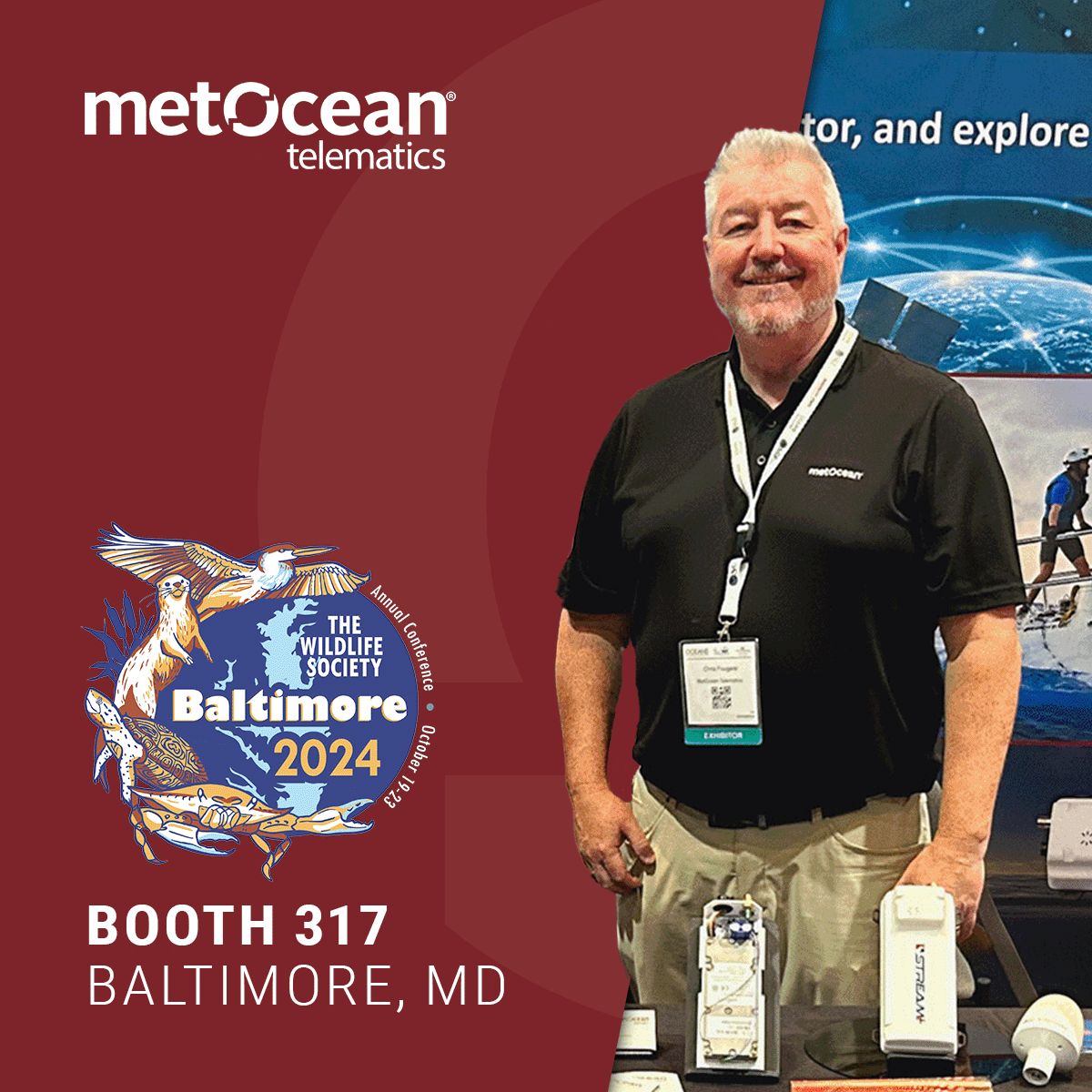 MetOcean Telematics (@metoceant) on Twitter photo 2 weeks until the <a href="/wildlifesociety/">The Wildlife Society</a> conference! โณ
Visit Booth 317 to see our latest Iridium satellite solutions for remote wildlife tracking. ๐ Plus, we'll be showcasing the amazing work of our 40th Anniversary Travel Grant winners. ๐
Get the details: metocean.com/metocean-is-exโฆ 2 weeks until the <a href="/wildlifesociety/">The Wildlife Society</a> conference! โณ
Visit Booth 317 to see our latest Iridium satellite solutions for remote wildlife tracking. ๐ Plus, we'll be showcasing the amazing work of our 40th Anniversary Travel Grant winners. ๐
Get the details: metocean.com/metocean-is-exโฆ