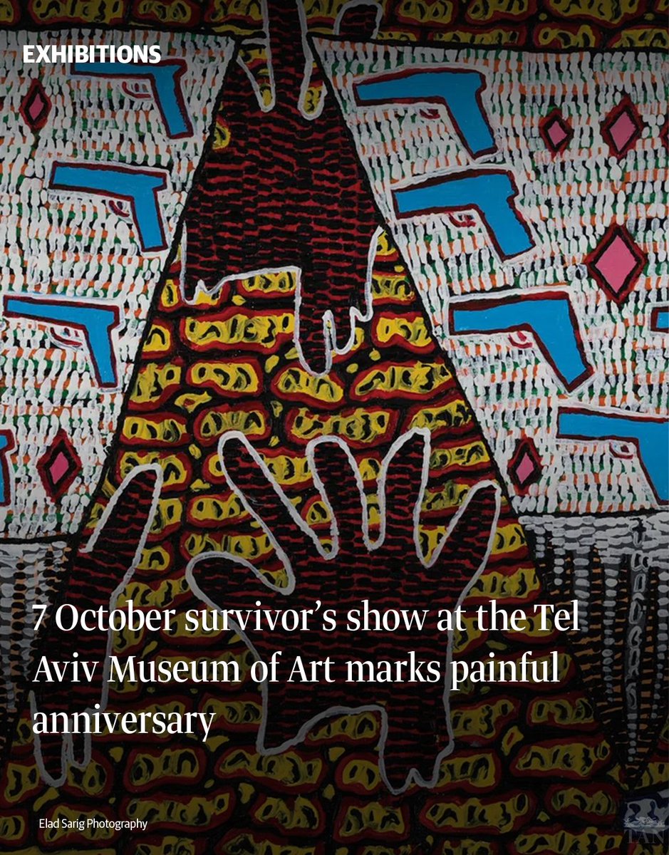 Tal Mazliach’s exhibition at Tel Aviv Museum of Art marks anniversary of Hamas’s attack, reflecting on personal trauma and survival through her work

ow.ly/zeFr50TFtR3