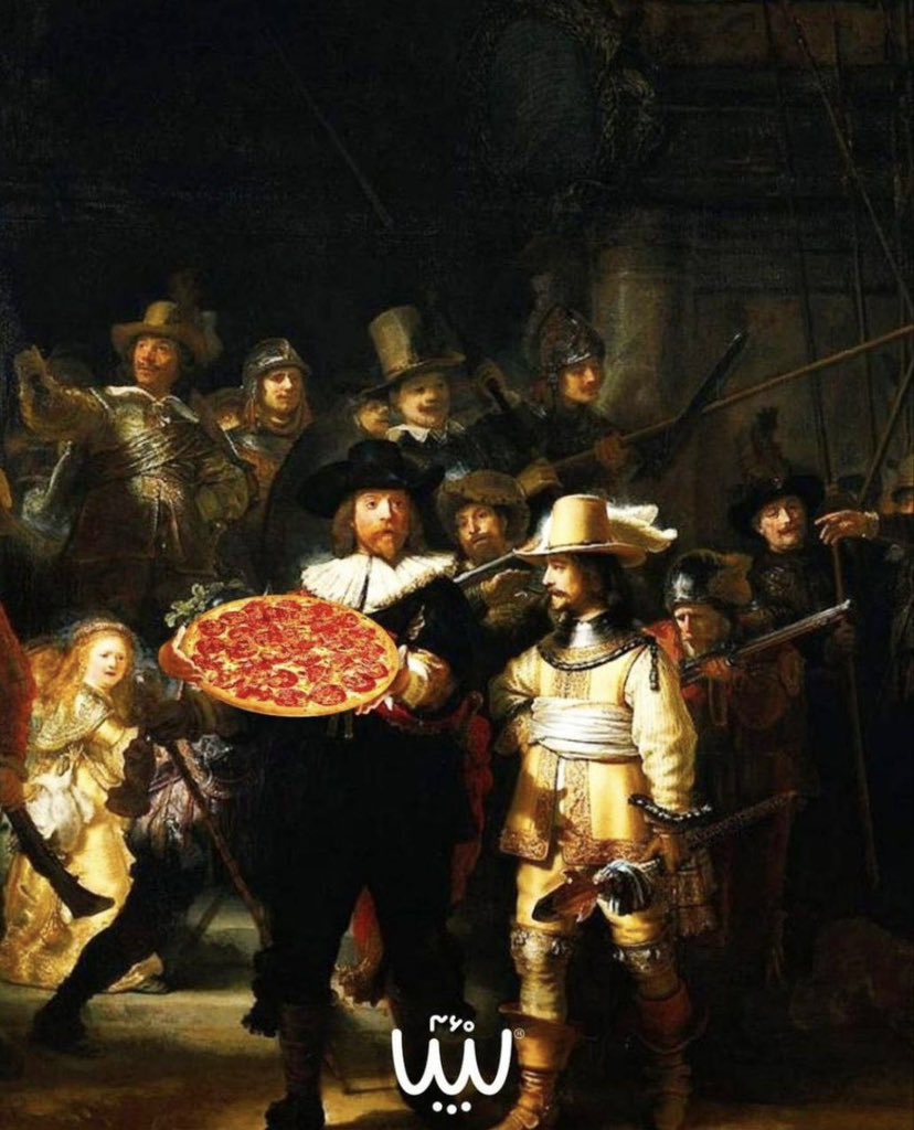 دیگه اینکه پیتزا بهترین سلاح برای ایجاد ضعف در دل دشمنه رو که قبول دارین؟