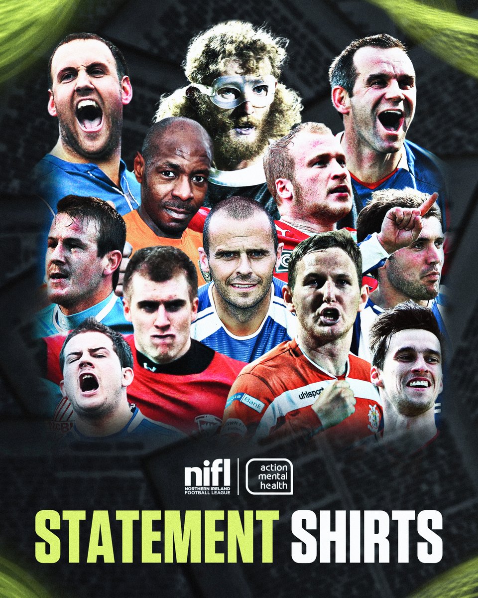 OfficialNIFL's tweet photo. π Statement Shirts π
Wear your retro Irish League shirt this week to break the stigma of mental health and show your support for @amhNI ποΈ
π° https://t.co/6XaPBXZtZH https://t.co/CpM0ET1sU2