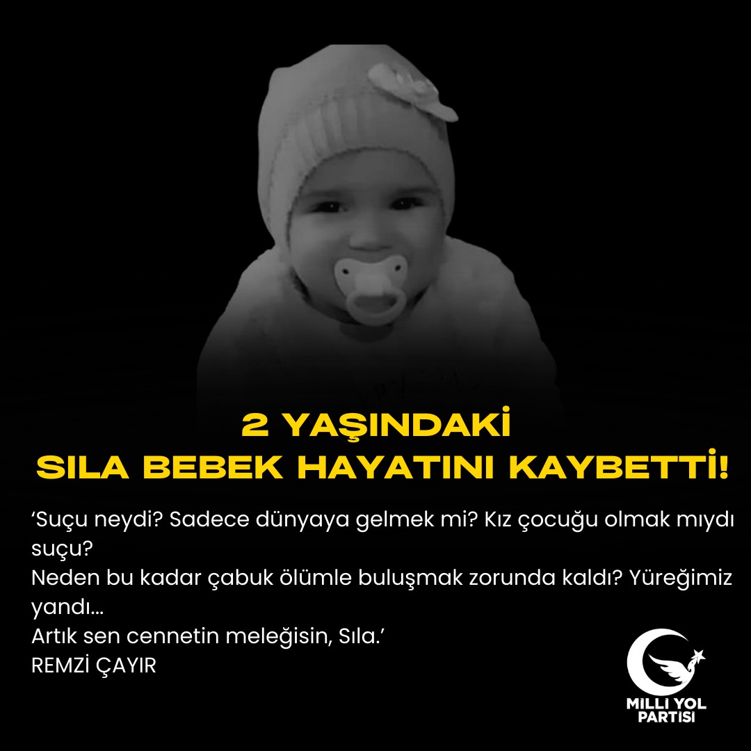 #sılabebek
Suçu neydi? Sadece dünyaya gelmek mi? Kız çocuğu olmak mıydı suçu? Neden bu kadar çabuk ölümle buluşmak zorunda kaldı? Yüreğim yandı... Artık sen cennetin meleğisin, Sıla.