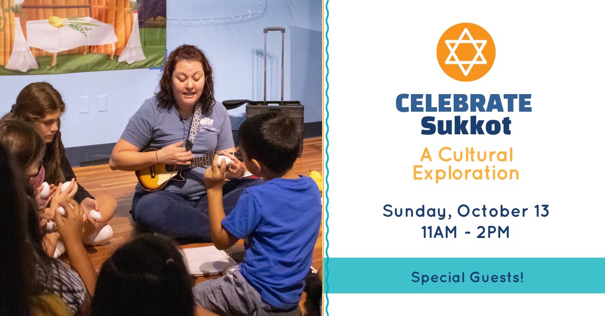 Celebrate the fall harvest with us during #Sukkot! Sunday, October 13, explore the history and traditions of this Jewish holiday with our special guests from 11AM-2PM! ✡️ 

Get your tickets today!: bit.ly/CMA_tickets