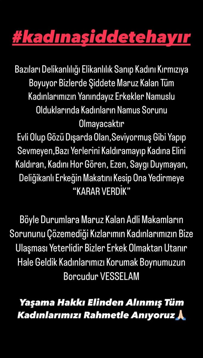 #kadınaşiddetehayır #KadinaVeÇocugaDokunma