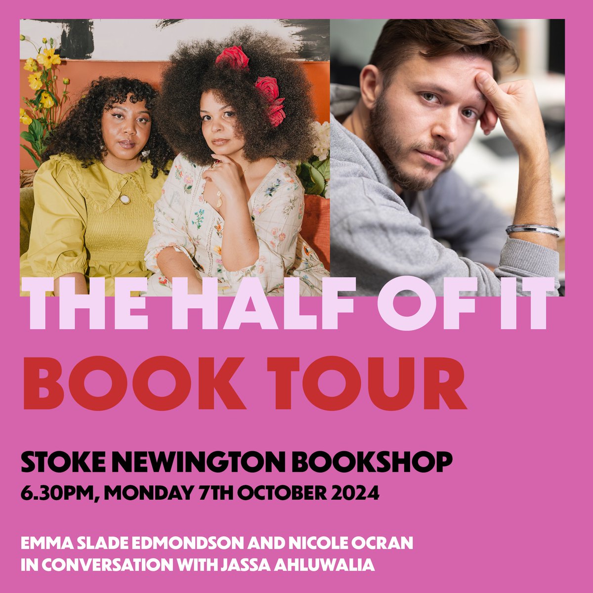 Nicole Ocran | Buy my book, The Half of It (@nicoleocran) on Twitter photo TONIGHT: So looking forward to being in conversation with one of my favourite people <a href="/OfficialJassa/">Jassa Ahluwalia</a> to discuss all things THE HALF OF IT at <a href="/StokeyBookshop/">Stokey Bookshop</a>
Tickets: eventbrite.co.uk/e/emma-slade-eโฆ TONIGHT: So looking forward to being in conversation with one of my favourite people <a href="/OfficialJassa/">Jassa Ahluwalia</a> to discuss all things THE HALF OF IT at <a href="/StokeyBookshop/">Stokey Bookshop</a>
Tickets: eventbrite.co.uk/e/emma-slade-eโฆ