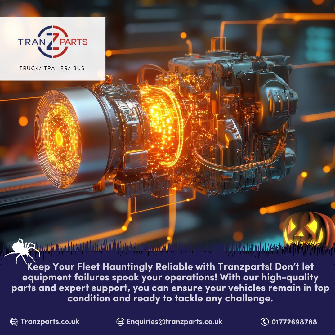 October is here! Ensure your vehicles are ready for the spooky season with our high-quality parts and expert support.

✅ Reliable parts
✅ 24-hour call-out service

Don’t let breakdowns haunt you—trust Tranzparts for smooth operations!

#Tranzparts