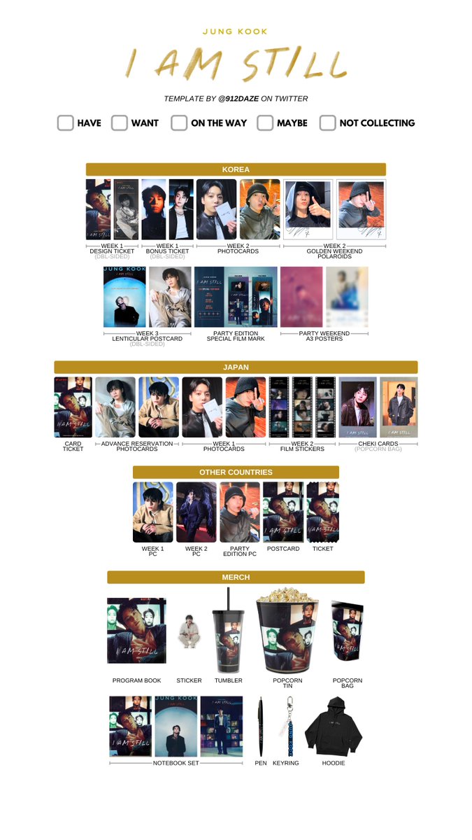 BTS JUNGKOOK DOCUMENTARY MOVIE CINEMA THEATRE BENEFITS WISHLIST