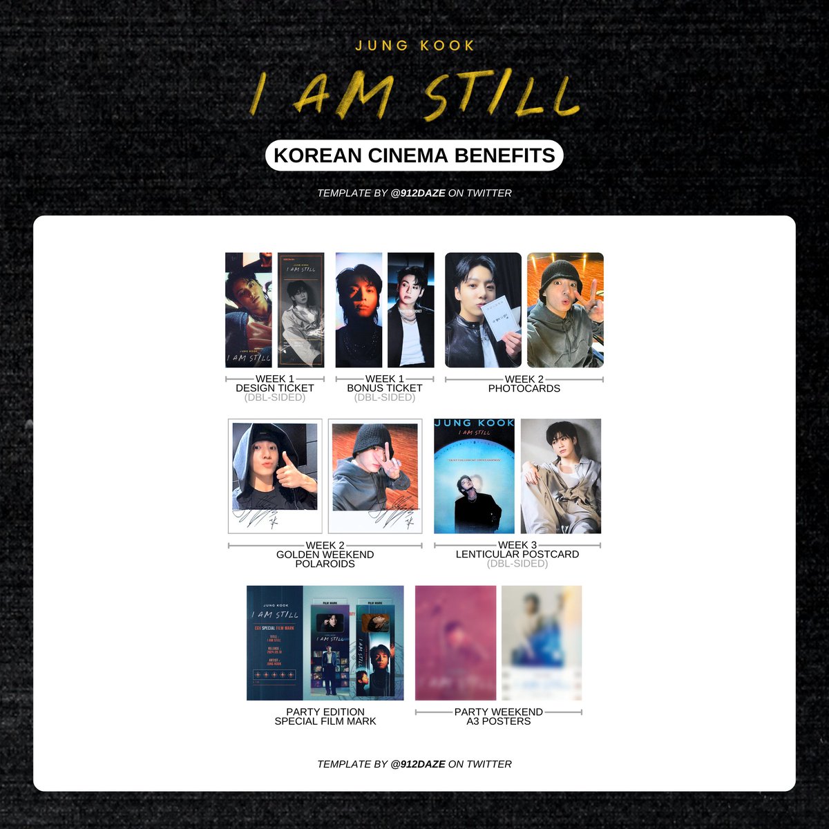 BTS JUNGKOOK DOCUMENTARY MOVIE CINEMA THEATRE BENEFITS WISHLIST