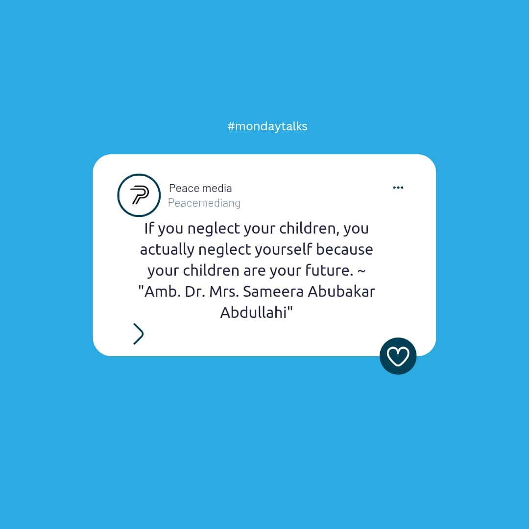 PeacemediaNG's tweet image. #MondayTalks