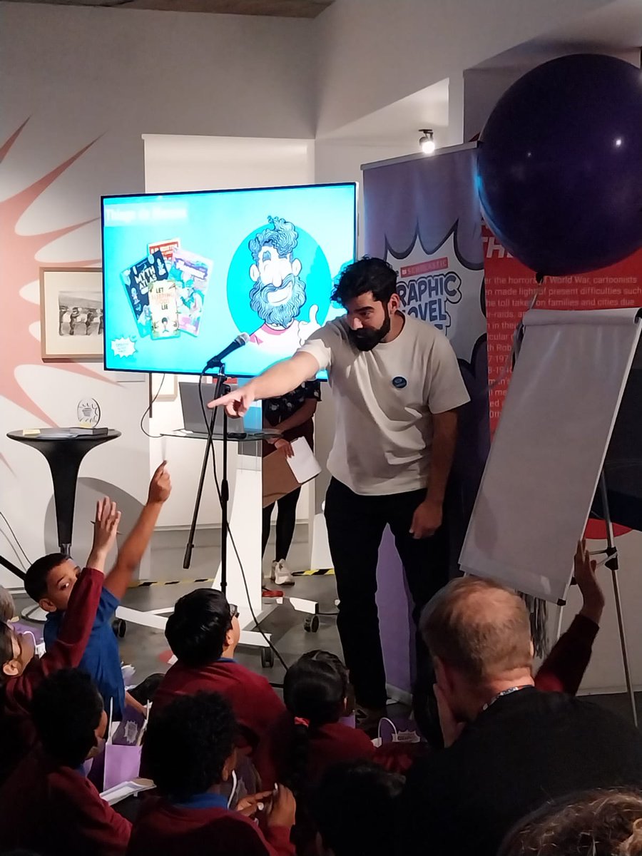 David Fickling Books (@dfb_storyhouse) on Twitter photo Massive congratulations to all the #GraphicNovelPrize winners today!
And wonderful to see the brilliant <a href="/tibolota/">Thiago de Moraes</a> lead a drawalong with the next generation of comic book creators! X Massive congratulations to all the #GraphicNovelPrize winners today!
And wonderful to see the brilliant <a href="/tibolota/">Thiago de Moraes</a> lead a drawalong with the next generation of comic book creators! X