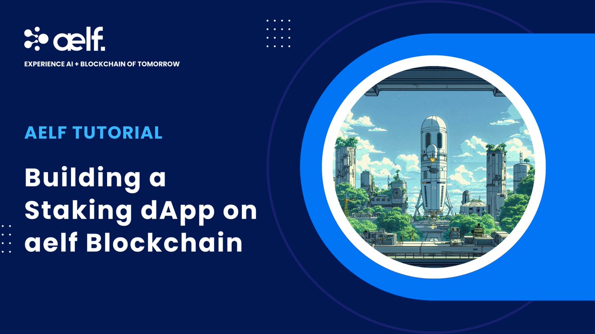 aelfblockchain's tweet image. 📚aelf Tutorial: Building a Staking dApp on aelf AI Blockchain

🎥youtu.be/fns7MCImf0I

🚀Learn how to build a Single Pool Staking #dApp on aelf, allowing users to stake tokens and earn rewards, all powered by secure #blockchain tech.🔐

#defi #staking