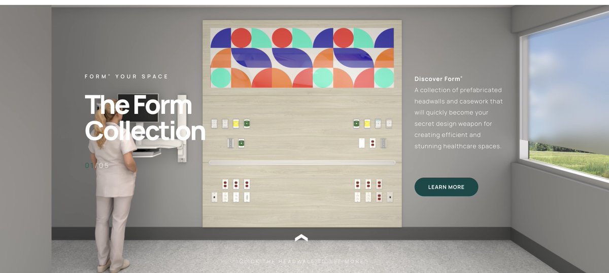 ModularServices's tweet image. Attending @HCDcon in #Indianapolis today or tomorrow? Visit us at booth #673 for an exclusive look at the latest features for our FORM® Collection #headwalls! Explore our innovative solutions to elevate healthcare environments. We can’t wait to connect!
#healthcaredesign