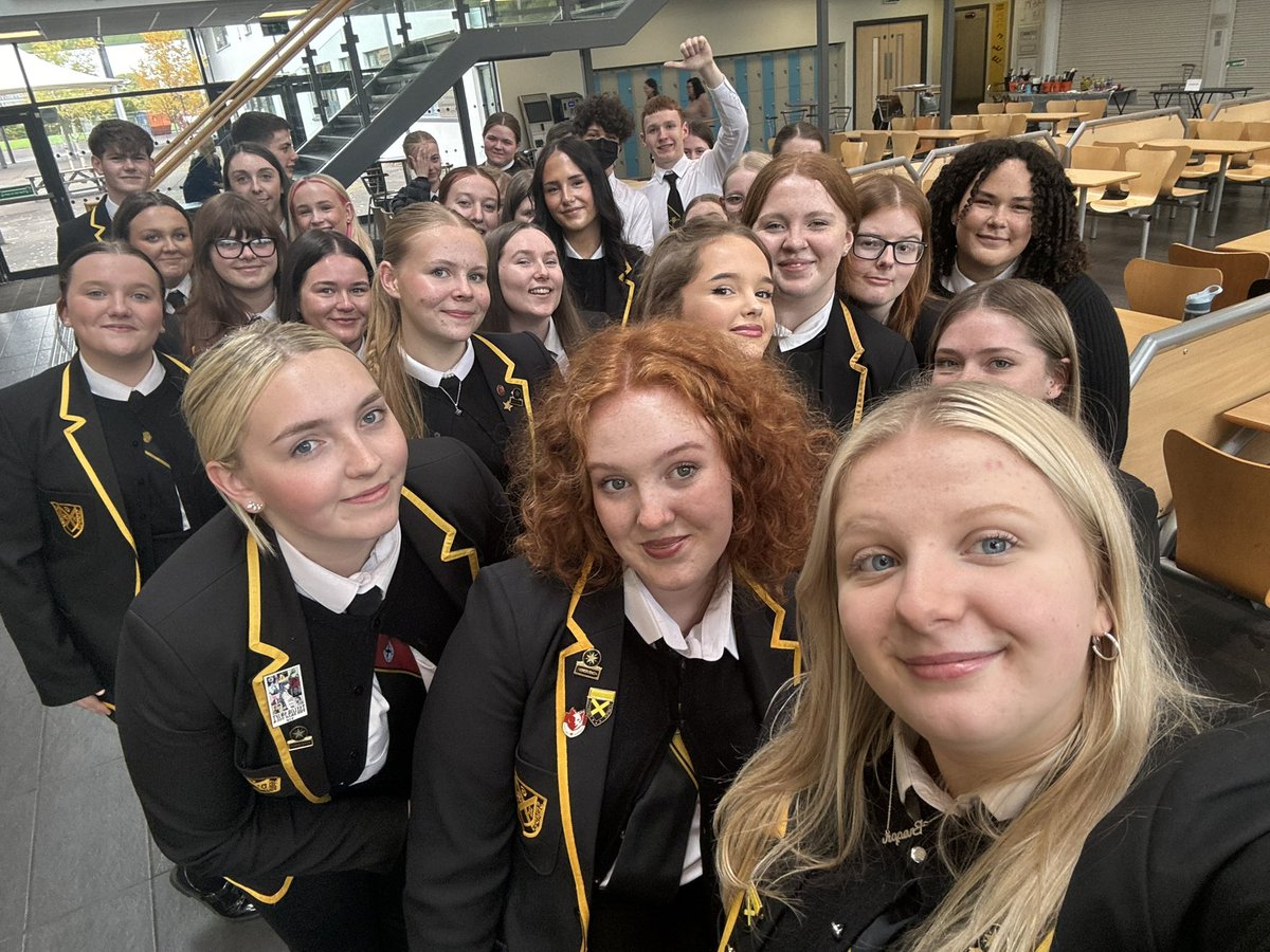 All set and ready for the S2 parents evening tonight #ghs 💛🖤