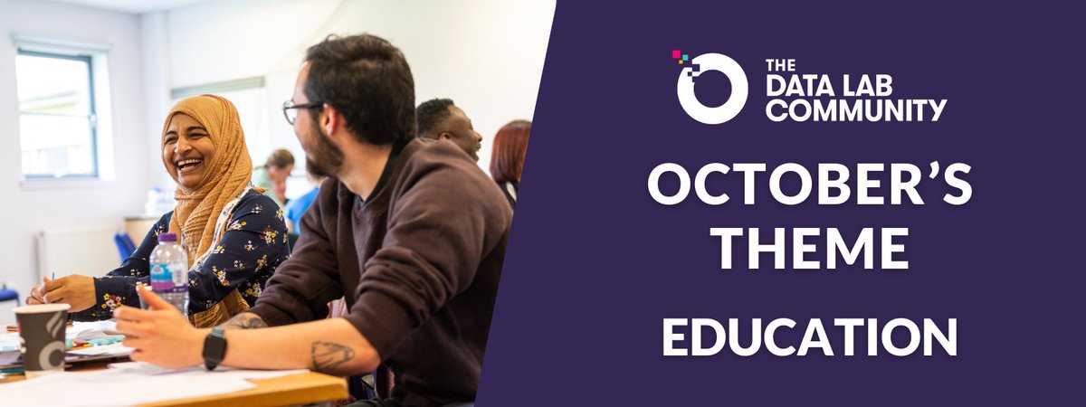 This October, our theme in The Data Lab Community is Education! 🎓

Data and AI have the potential to revolutionise education - across schools, higher education, professional development and EdTech. 

Read more about our theme here → community.thedatalab.com/news/2181869