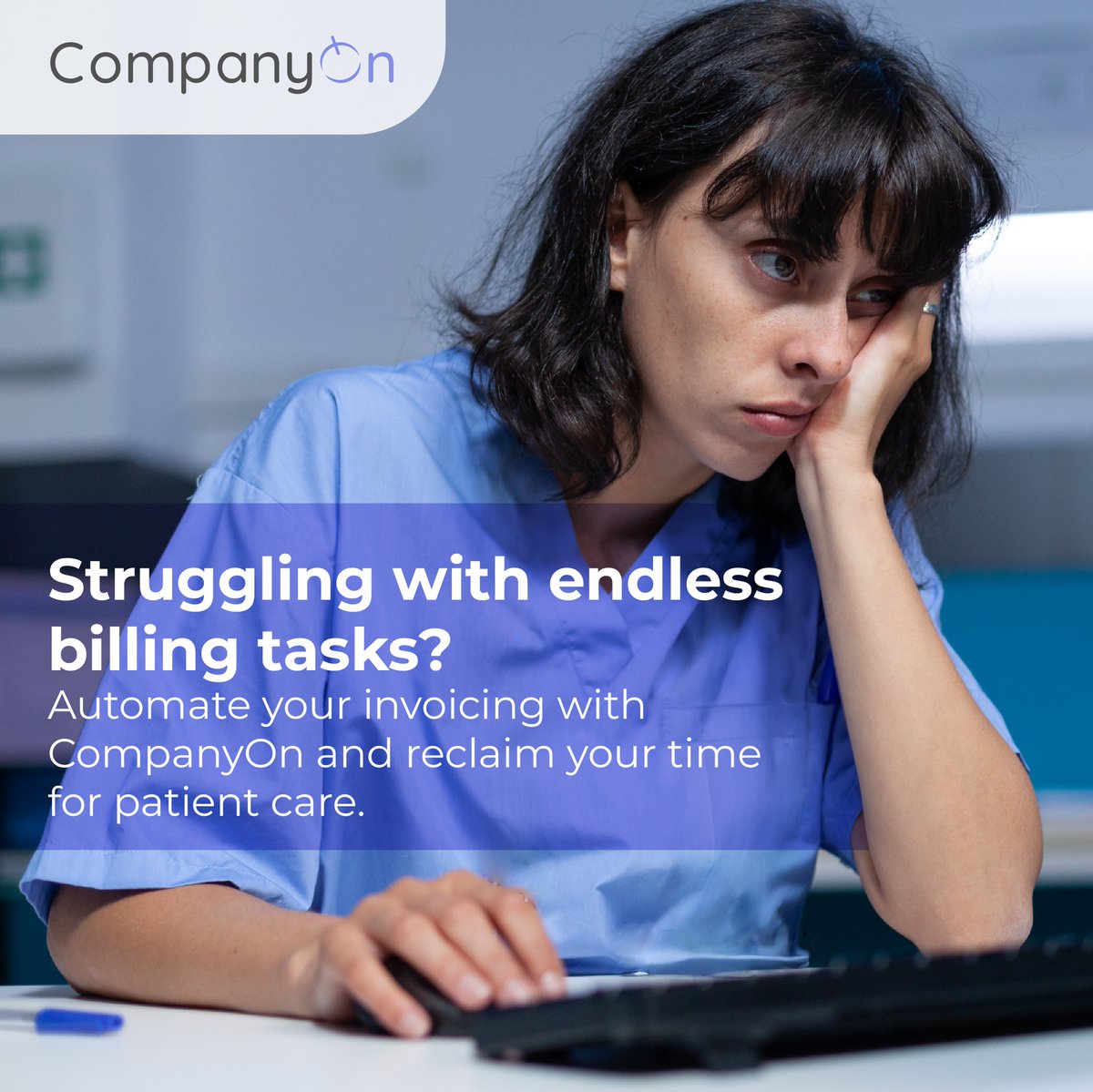 companyonapp's tweet image. Tired of endless billing? 😩💸 Automate your invoicing with CompanyOn and get back to what matters most—caring for your patients. 🩺💻 

Learn more: companyonapp.com/electronic-doc…

#AutomateYourPractice #BillingMadeEasy #FocusOnCare #HealthcareSolutions #CompanyOn