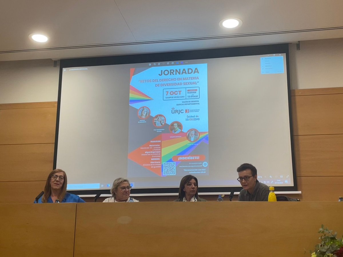 Unidad de Diversidad de la URJC (@diversidad_urjc) on Twitter photo Una jornada en la que hemos podido aprender de la situación histórica y actual en materia laboral, institucional y social. Gracias a @vissibles, <a href="/juliovalleiscar/">Julio del Valle</a>, Marina Echevarría y Paz Fernández Una jornada en la que hemos podido aprender de la situación histórica y actual en materia laboral, institucional y social. Gracias a @vissibles, <a href="/juliovalleiscar/">Julio del Valle</a>, Marina Echevarría y Paz Fernández