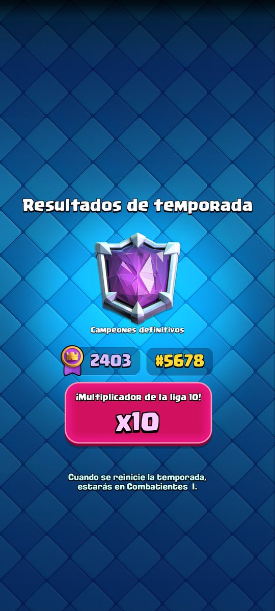 Veamos si está temporada logro quedar más alto. Espero que el meta no me deje off a la pekka😴