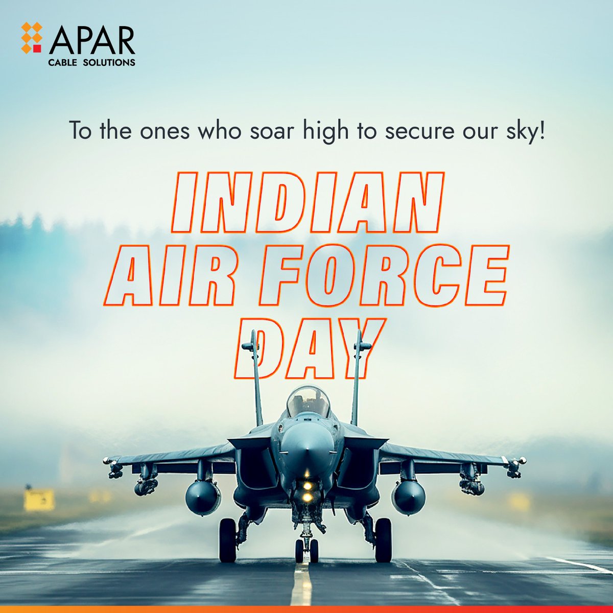 AparLdc's tweet image. Your courage and dedication inspire us all. Thank you for your unwavering commitment to our nation&apos;s safety and sovereignty!

#IndianAirforceDay #APAR #APARCableSolutions #APARWiresandCables