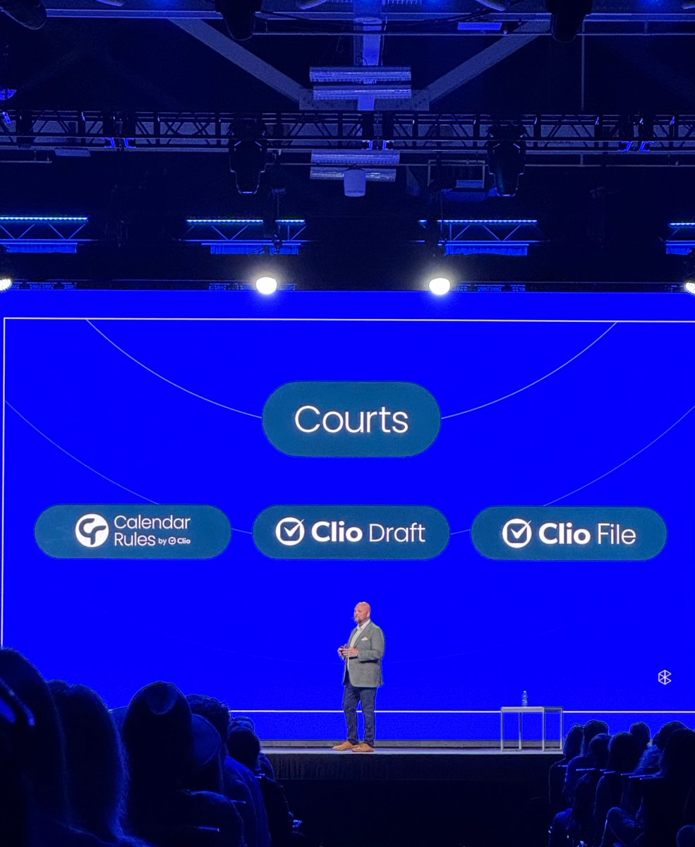 Continuously improving interactions with the Court system for our customers and their clients. 

#cliocon